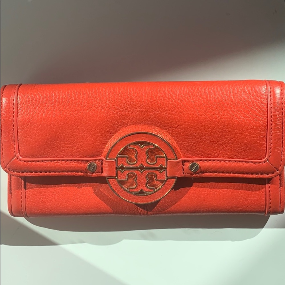 Tory Burch Tangerine Wallet